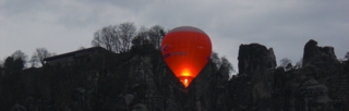 Ballon vor Bastei